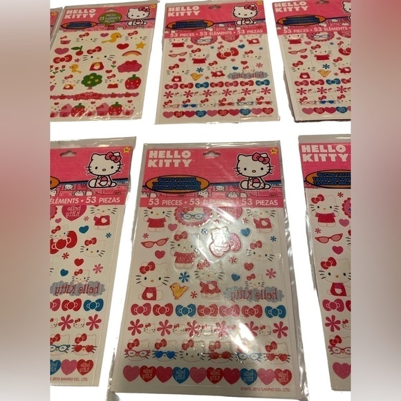 SANRIO Lot of 10 packs of Hello Kitty Tattoos. New - Picture 5 of 6